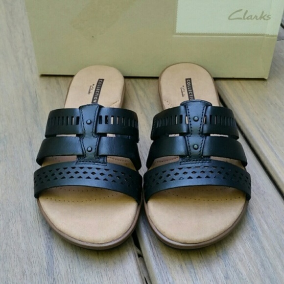 Clarks Kele Willow Slide Sandals - Picture 2 of 7